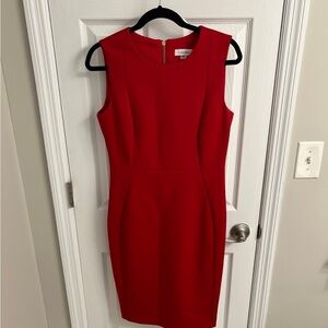 Red Calvin Klein Dress Size 10!
